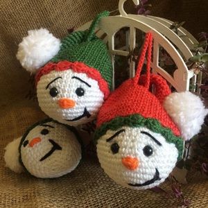 Kit christmas tree ornaments (snowman)